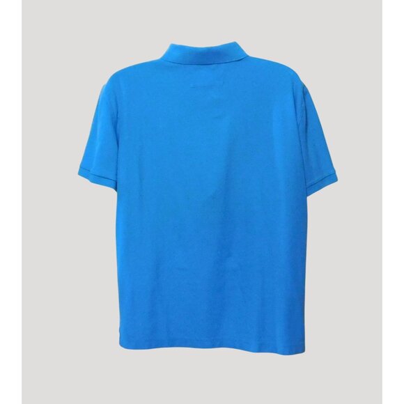 Nautica True Deck Polo Shirt XXL Slim Fit Blue Short Sleeve Embroidered Logo - Picture 4 of 6